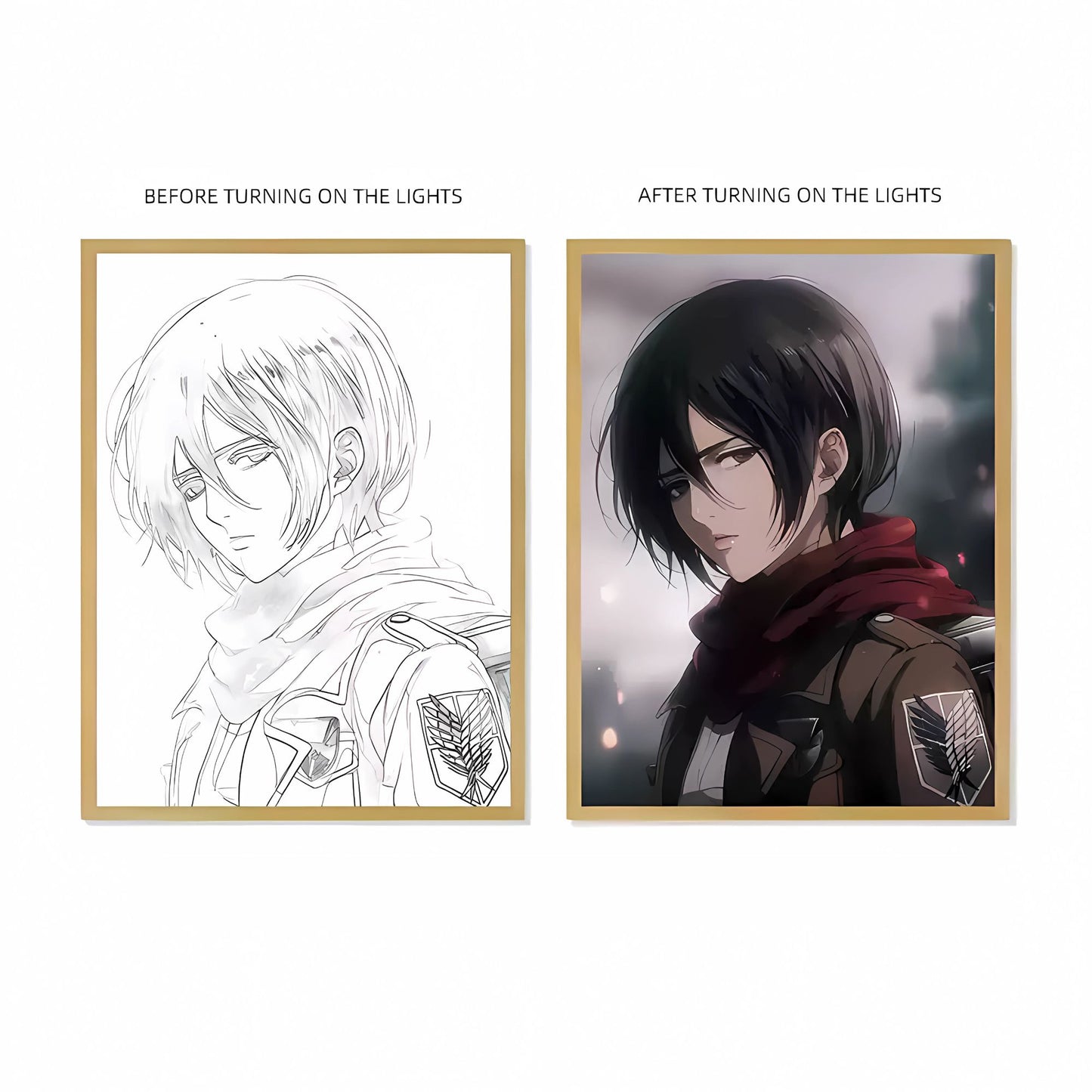 Anime Light Painting |Attack On Titan