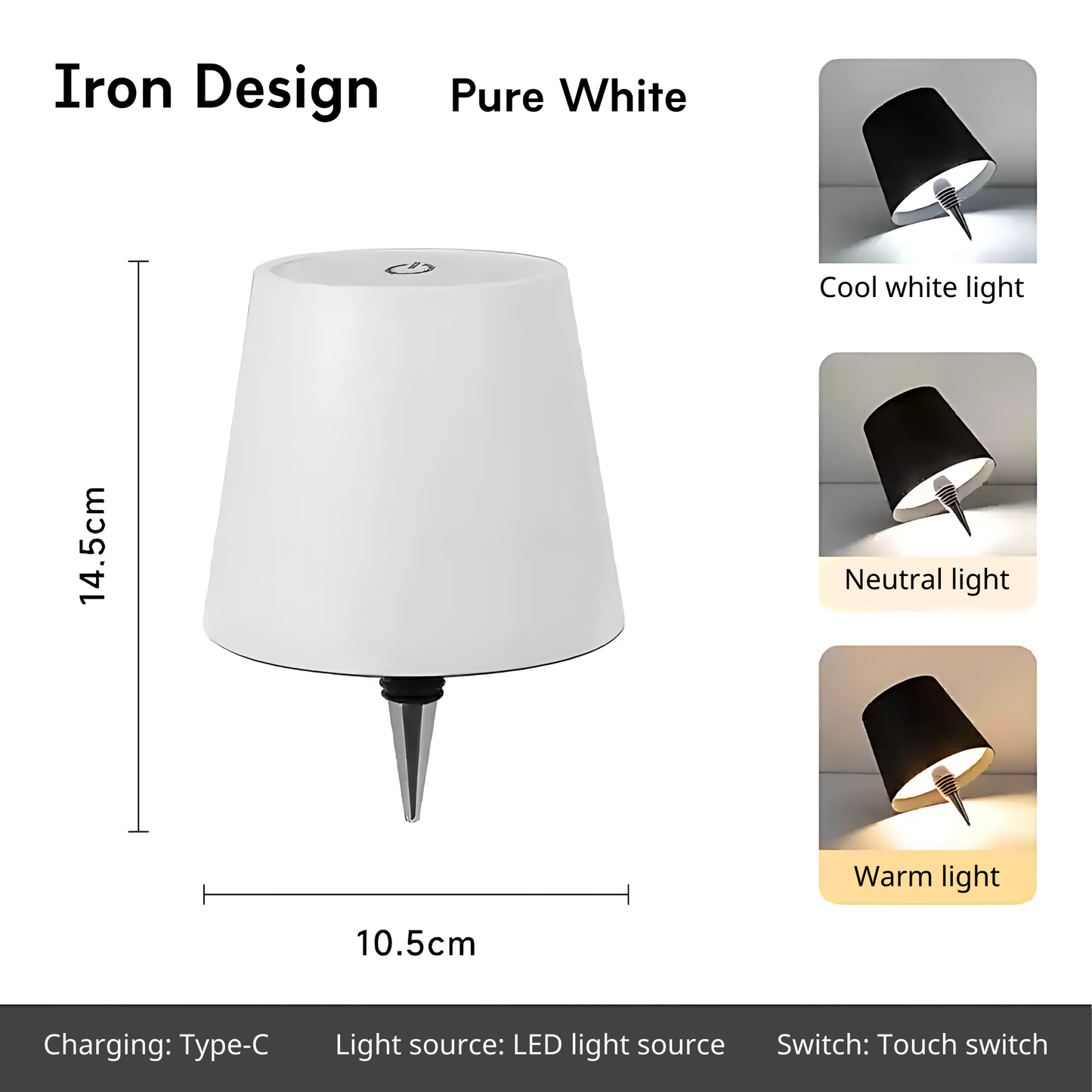 Wireless LED Bottle Lamp