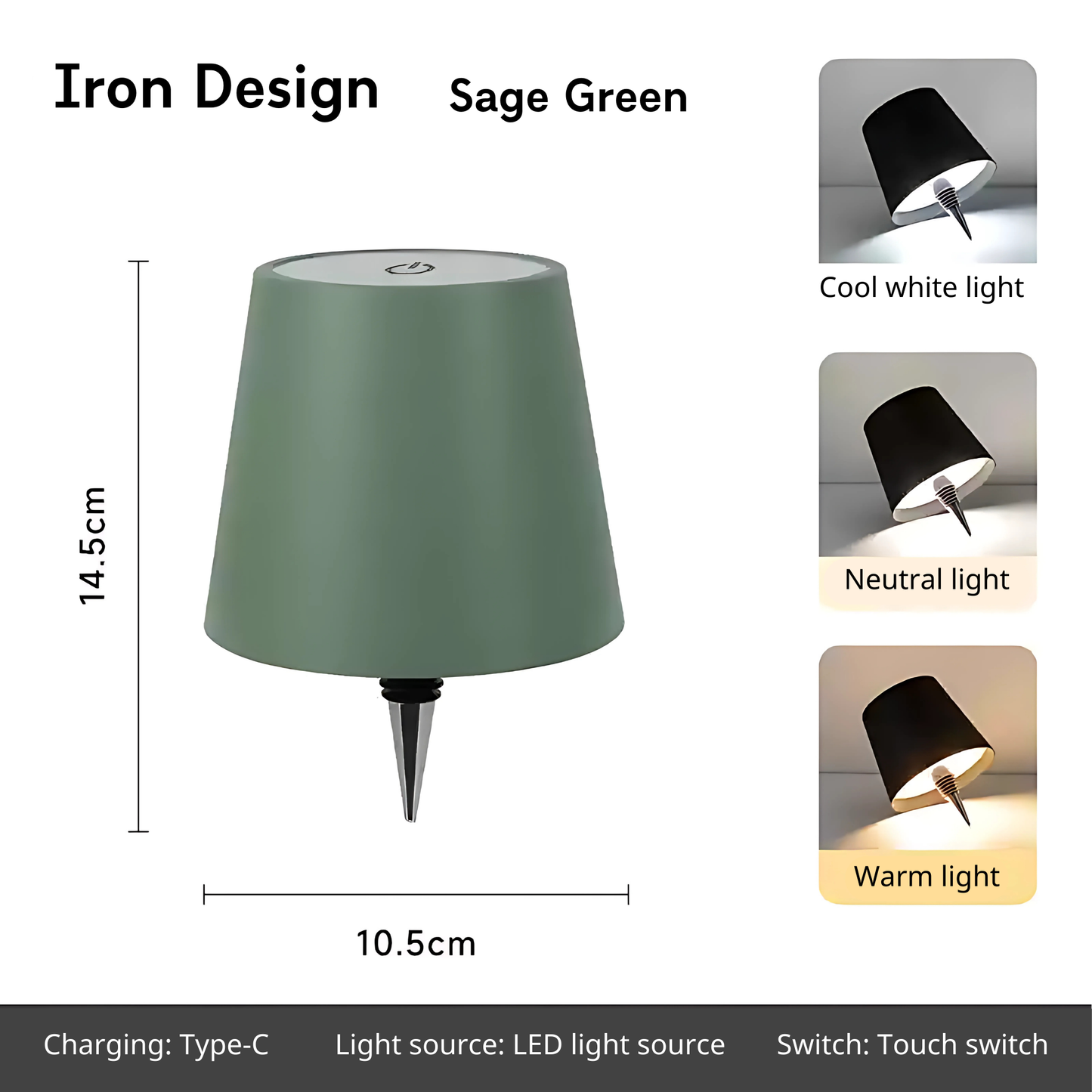 Wireless LED Bottle Lamp