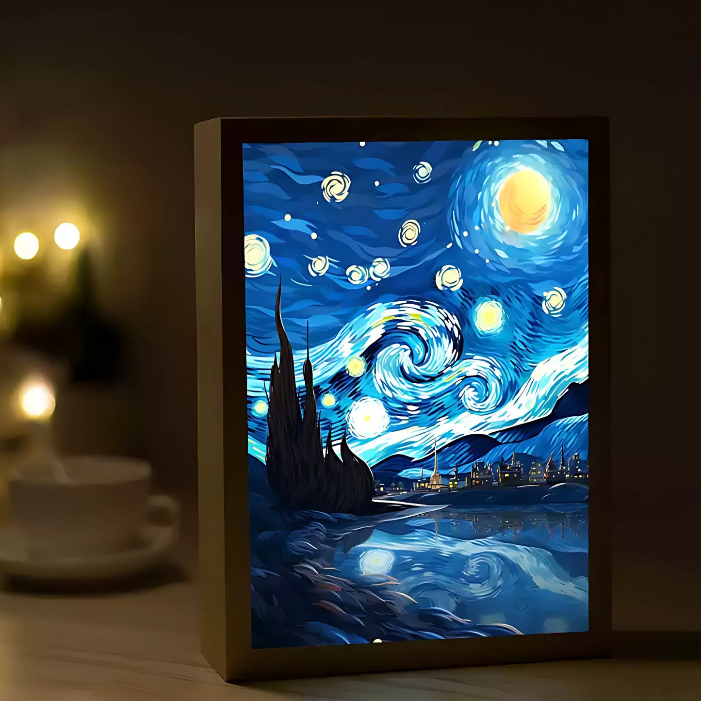 Anime Light Painting |Van Gogh Art
