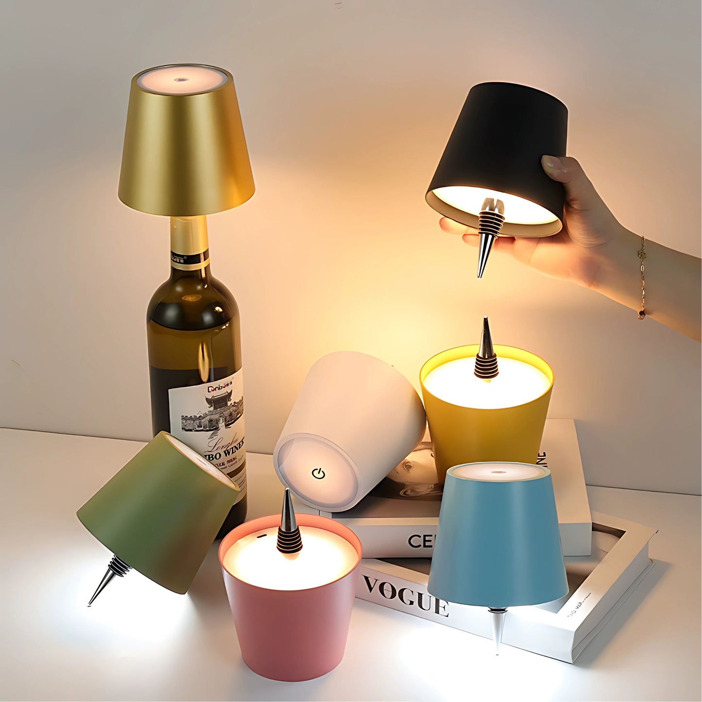 Wireless LED Bottle Lamp
