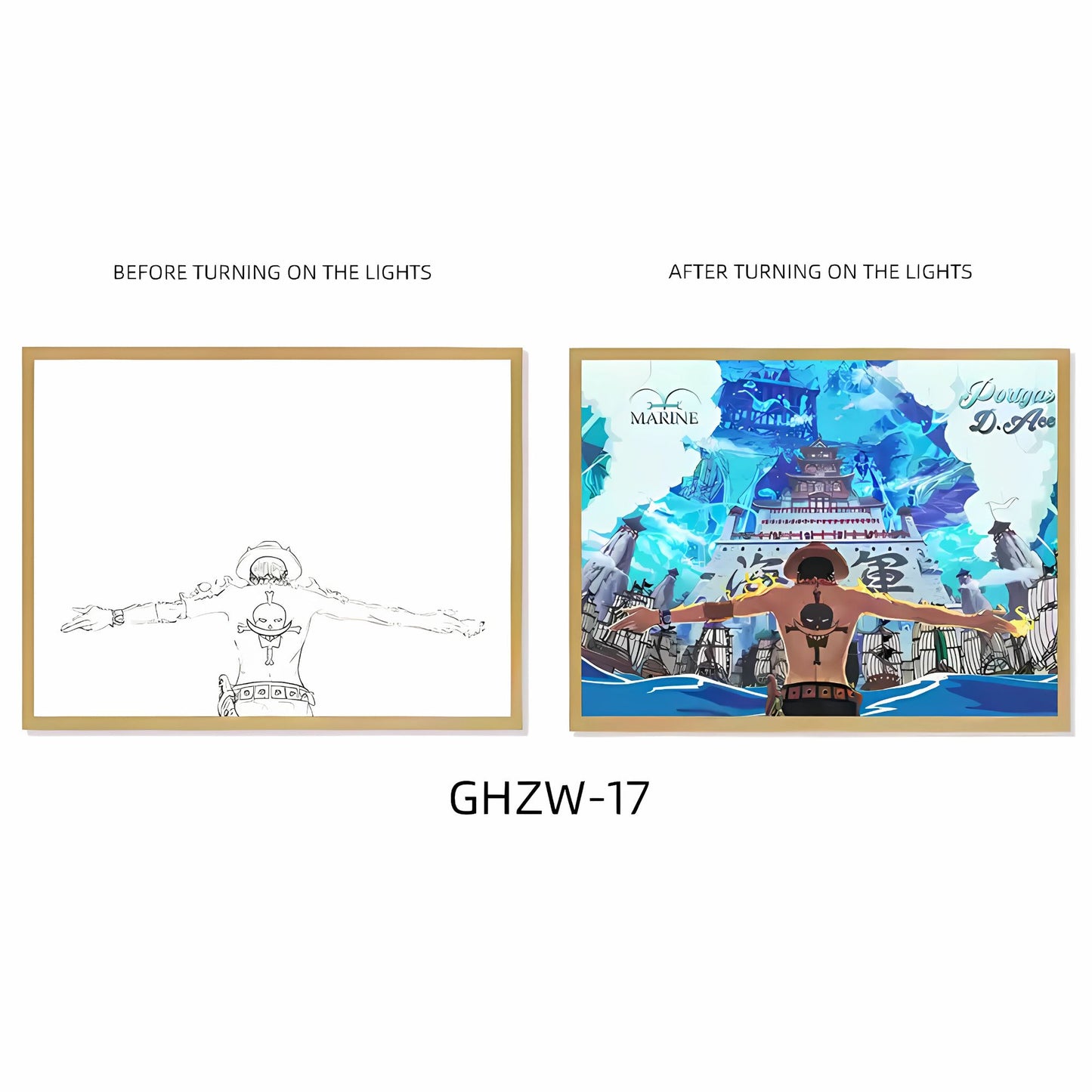 Anime Light Painting |One Piece 2