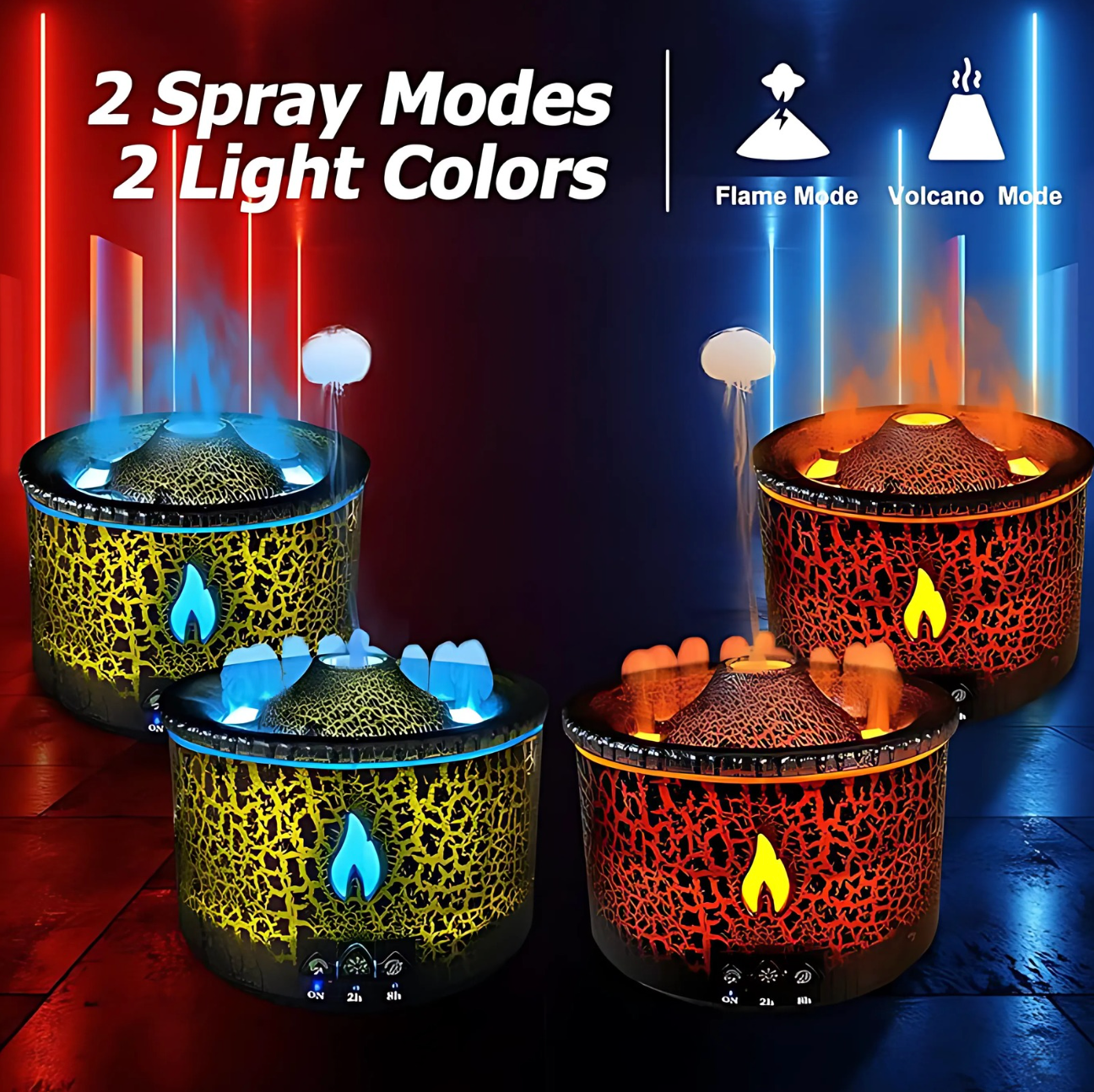 Diffuser - Volcano Burst Aromatherapy Humidifier