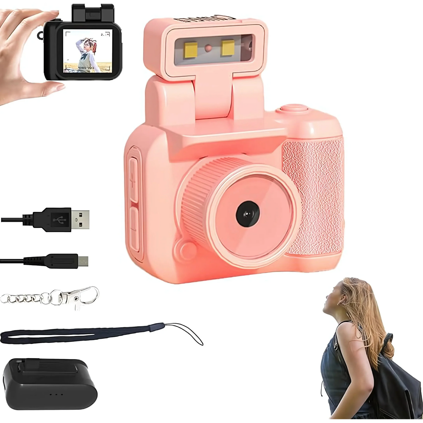 Mini Vintage Camera 1080HD