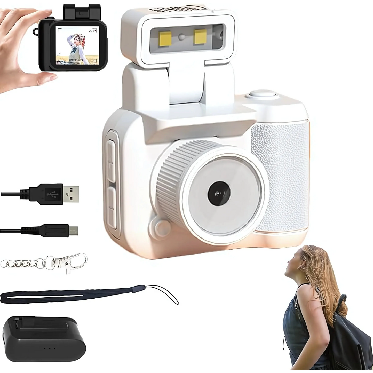 Mini Vintage Camera 1080HD