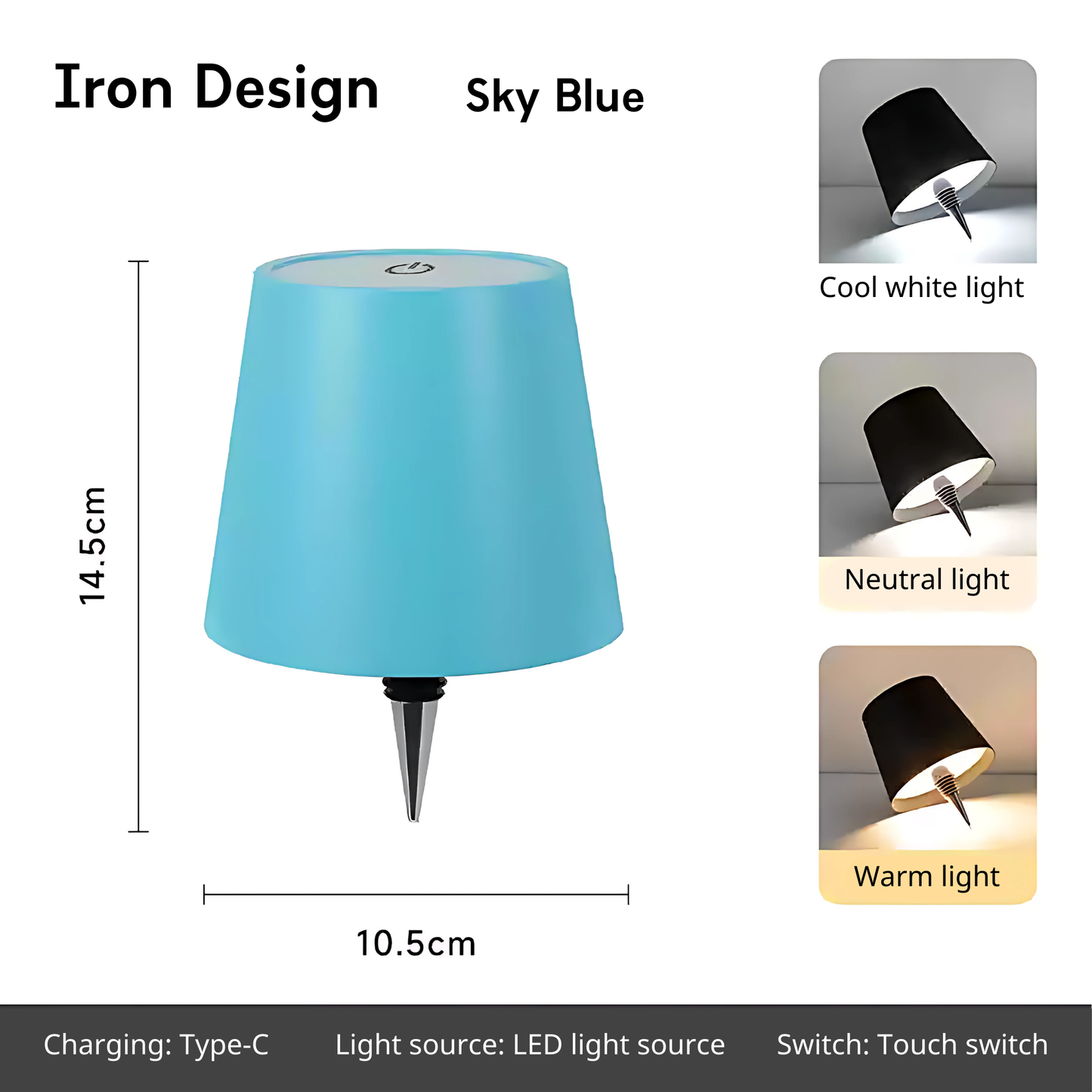 Wireless LED Bottle Lamp