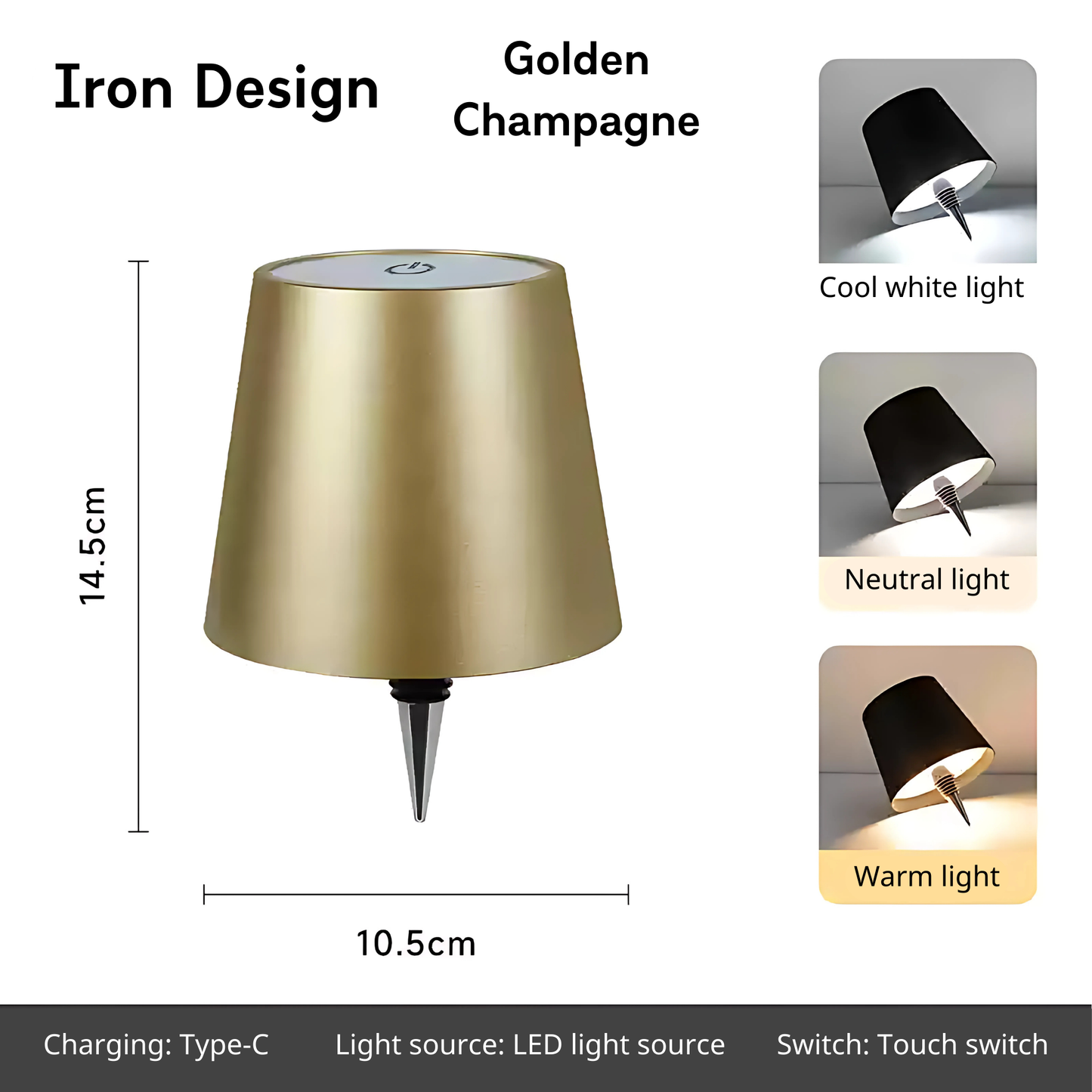 Wireless LED Bottle Lamp