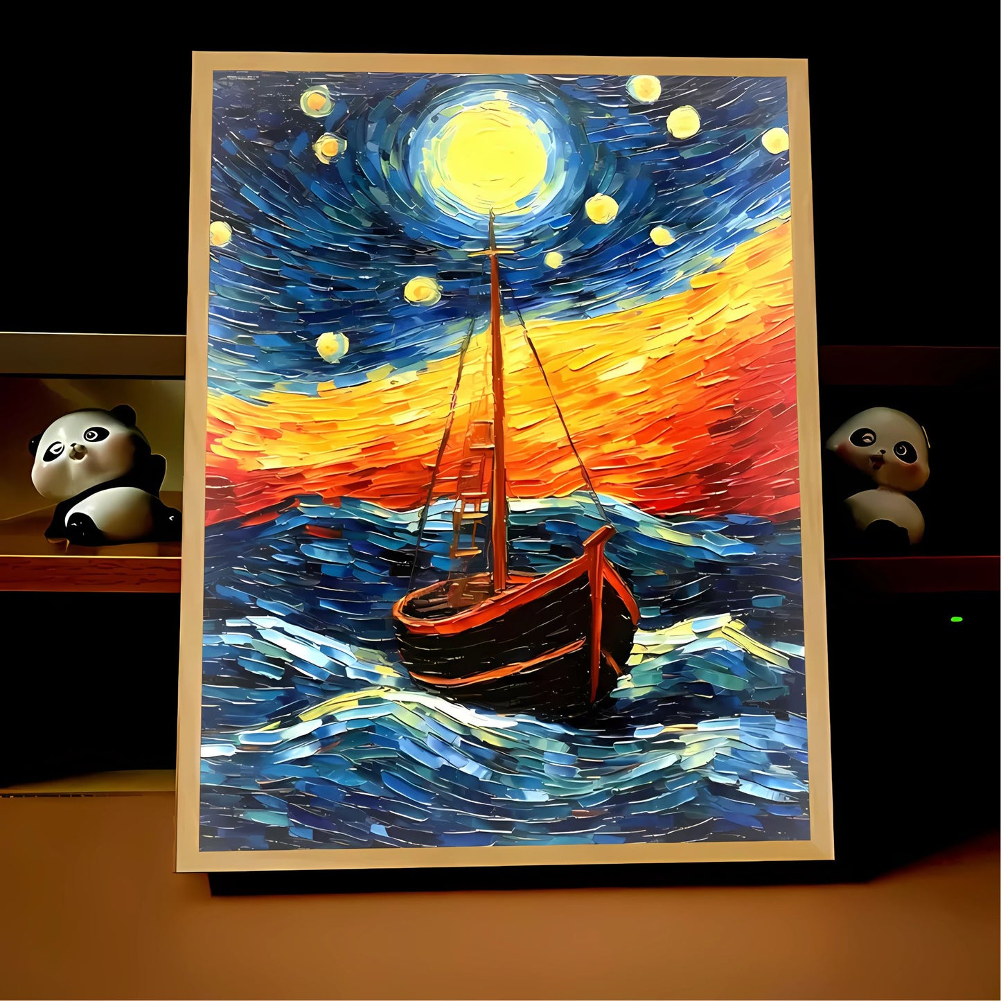 Anime Light Painting |Van Gogh Art