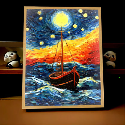Anime Light Painting ｜Van Gogh Art
